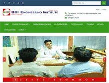 Tablet Screenshot of bci.edu.bd